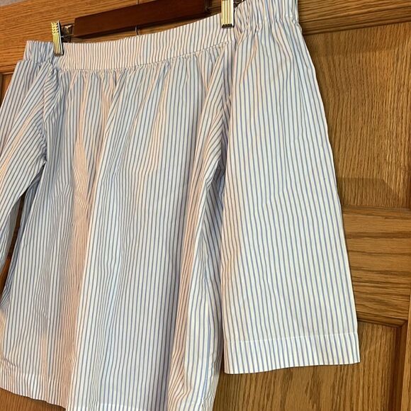 MADEWELL Clean Off-the-Shoulder Top in Stripe - Picture 4 of 9